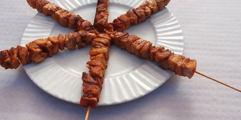 Pinchos de pollo